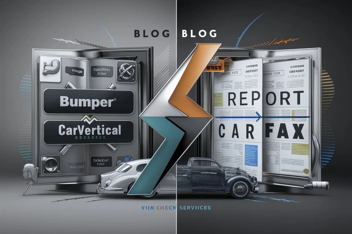 Comparing VIN Check Services (e.g., Bumper vs. Carfax, CarVertical vs. Carfax)