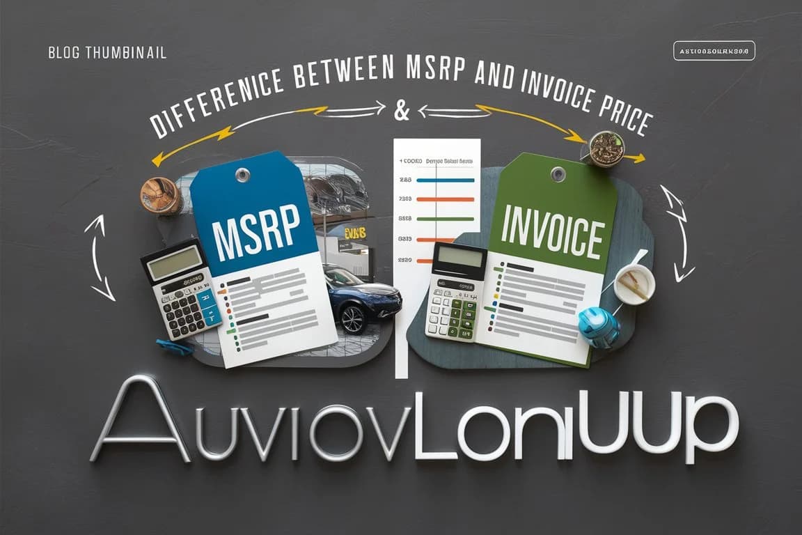 Difference Between MSRP and Invoice Price: A Car Buyer's Guide