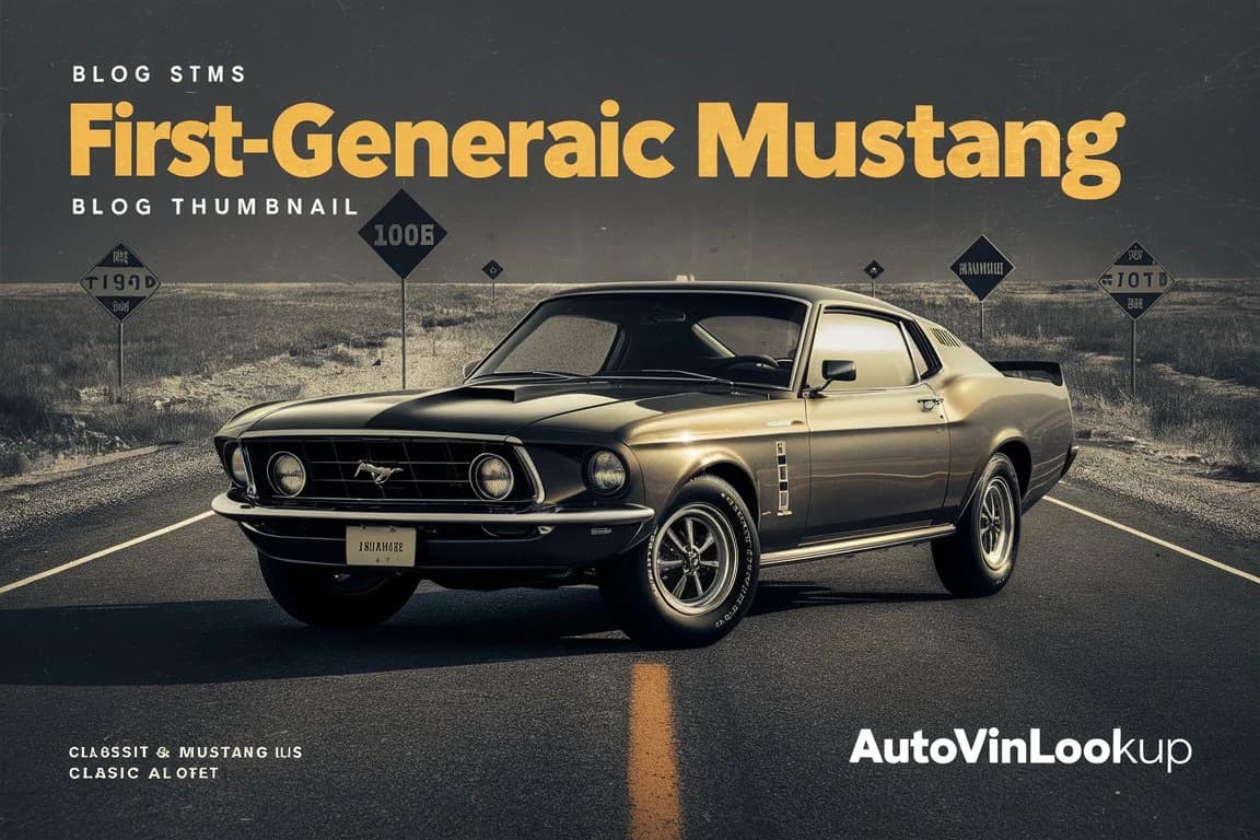 The Enduring Legacy of the First Generation Ford Mustang