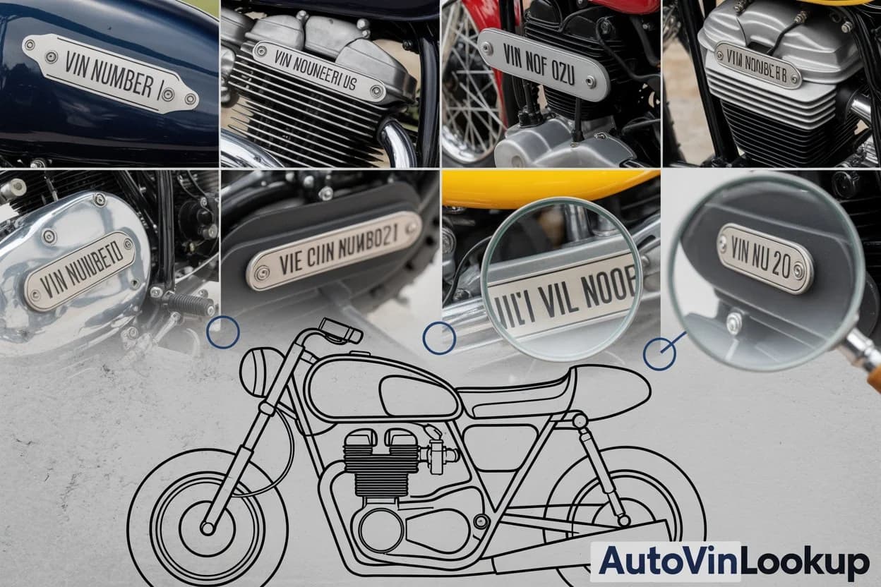 Motorcycle VIN Number Locations: Where to Find Your VIN